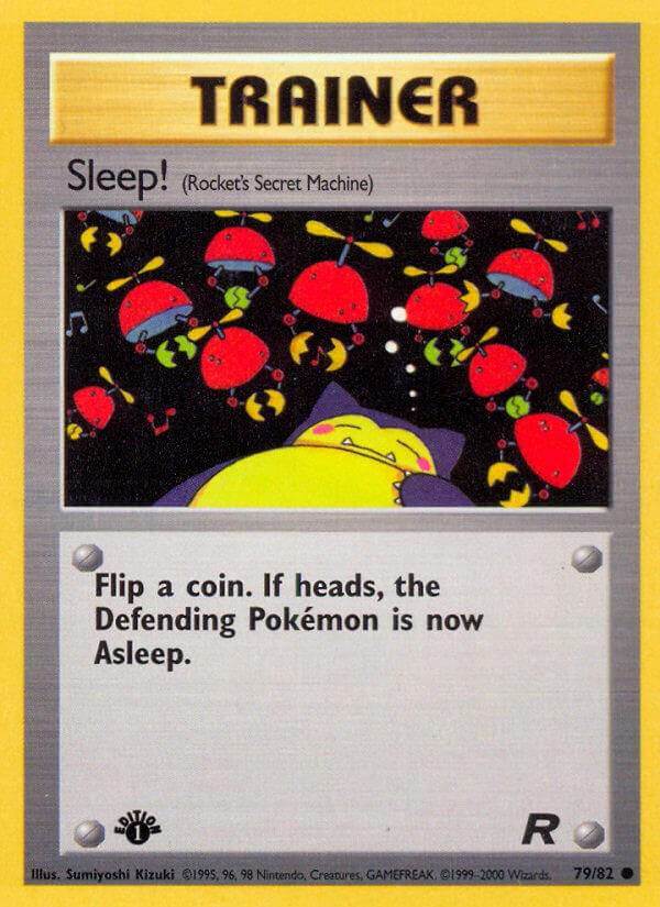 Team Rocket [1st-Edition] Sleep! [1st-Edition] Pokémon card